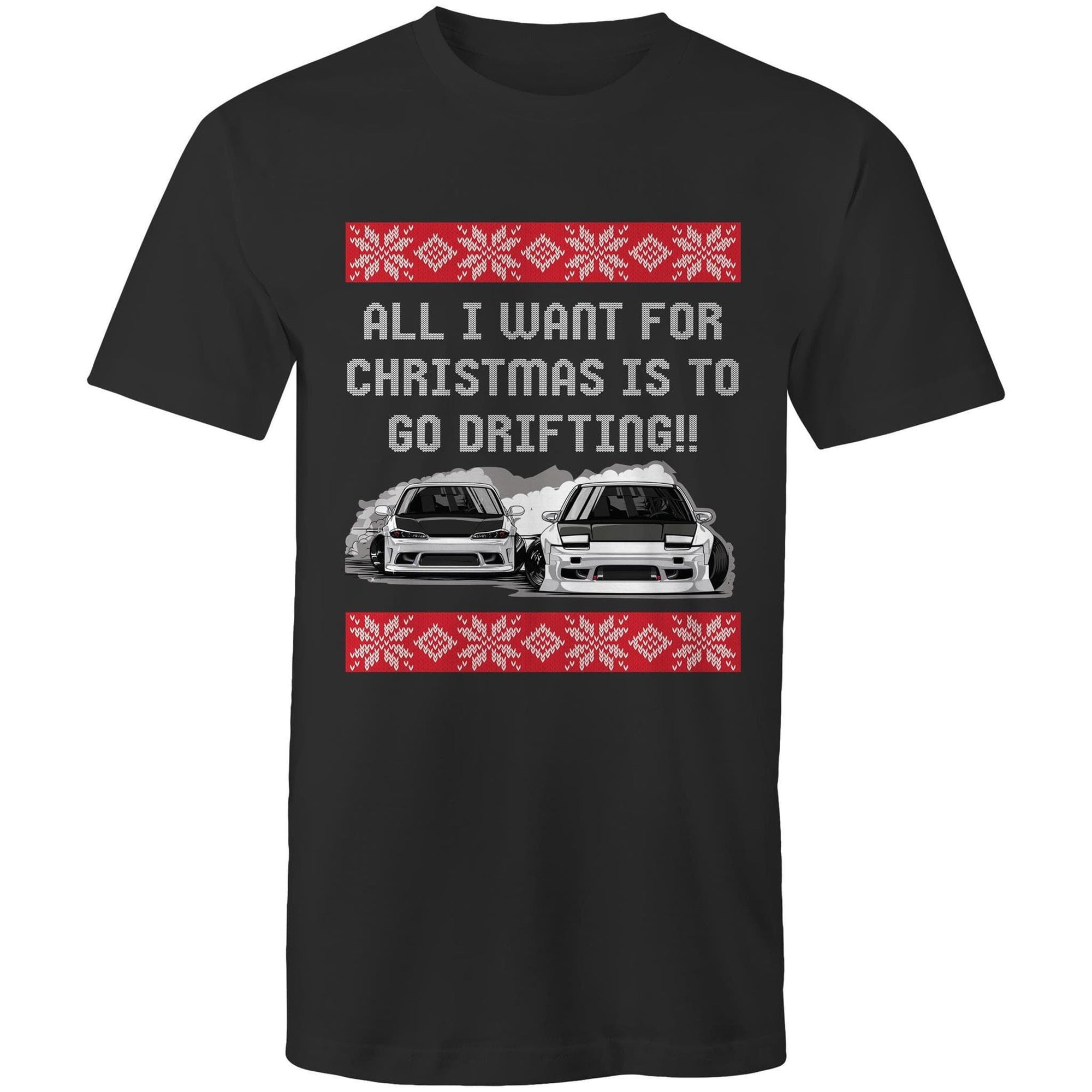 I Love Drift Clothing All I Want For Christmas Is To Go Drifting T-Shirt