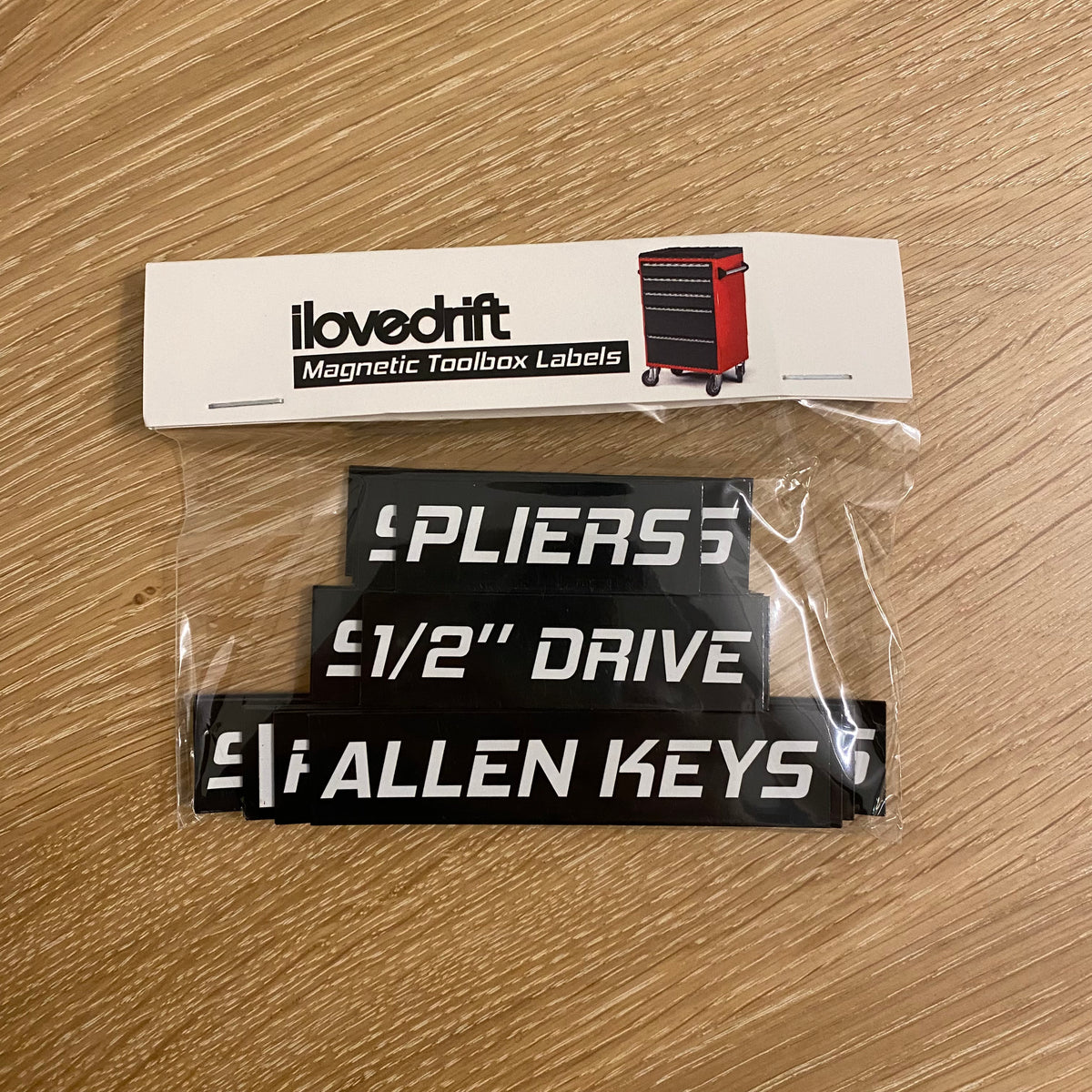 Magnetic Toolbox Labels