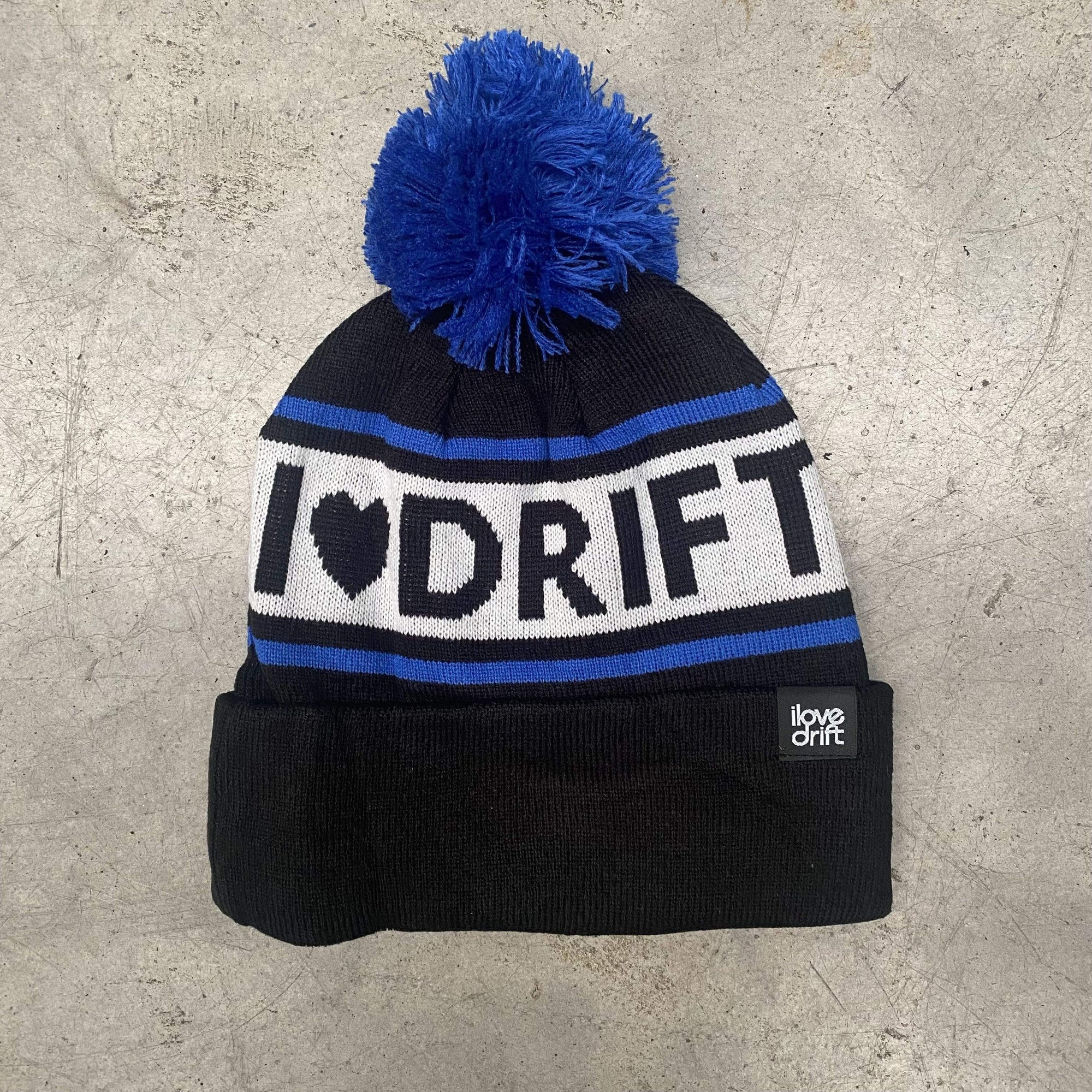 I Love Drift Clothing I Love Drift Beanie | Blue