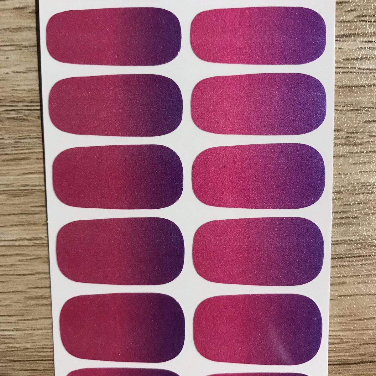 I Love Drift Clothing Pink/Purple Fade Nail Polish Strips